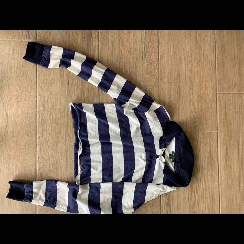 Target cropped striped tee